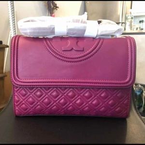 SOLD Tory Burch Fleming convertible bag NWT